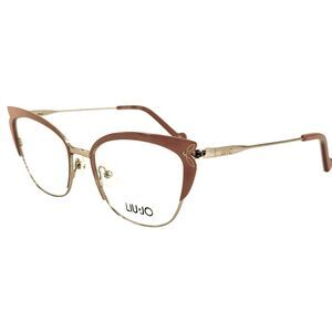 LIU JO LJ2116 Womens Metal Eyeglass Frame 264 Nude 51-17 Spring Hinges
